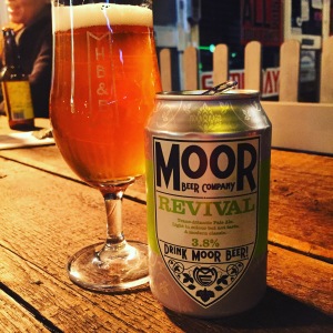 Moor Beers Revival, a 3.8% ABV Transatlantic Pale Ale 